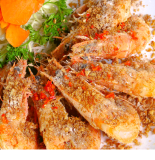 Tôm Rang Muối Hồng Kông