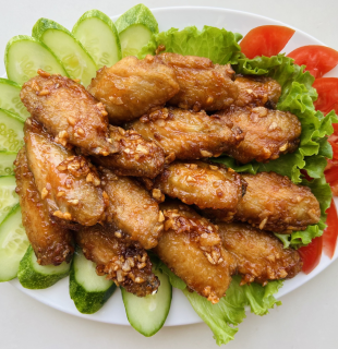 Gà Chiên Nước Mắm + Xôi